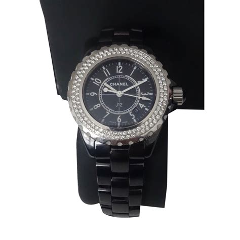 montre chanel femme noire|collection montre Chanel femme.